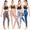 Print yoga running pants