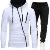 Mens outdoor sweatshirt sports leisure zipper suit